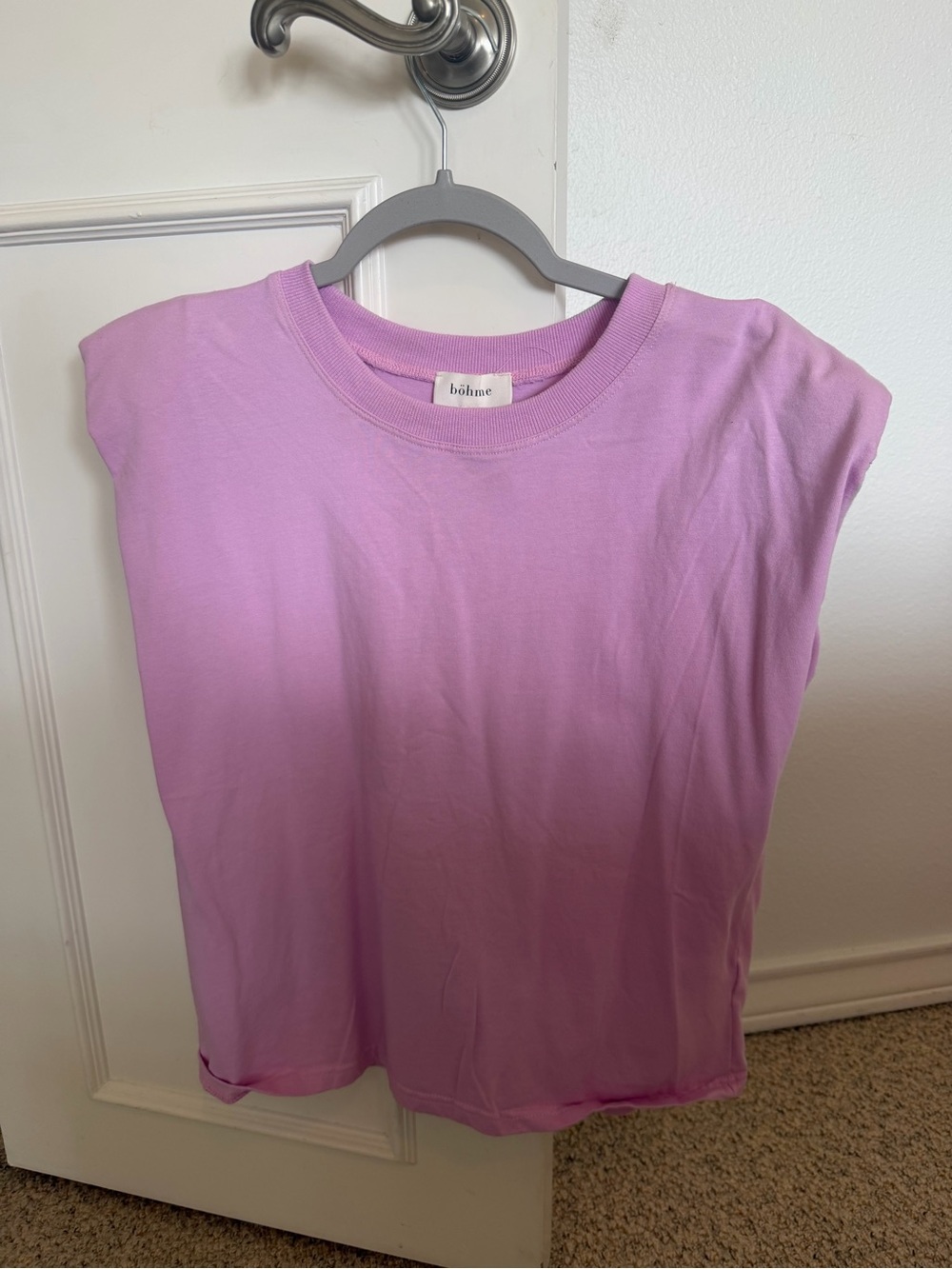 bohme Girls' Lilac Sleeveless Crewneck Tank Top